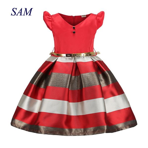 dresses for girl european and american summer girls dress patchwork sashes children's clothes princess prom dress 3-9 years, Red;yellow
dresses for girl european and american summer girls dress patchwork sashes children's clothes princess prom dress 3-9 years, Red;yellow