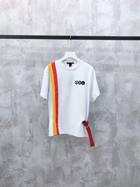 20ss new luxurious brands design monogram stripe embroiderd white cotton tee shirt ladies women streetwear sweatshirt outdoor t-shirts, Gray;blue
20ss new luxurious brands design monogram stripe embroiderd white cotton tee shirt ladies women streetwear sweatshirt outdoor t-shirts, Gray;blue