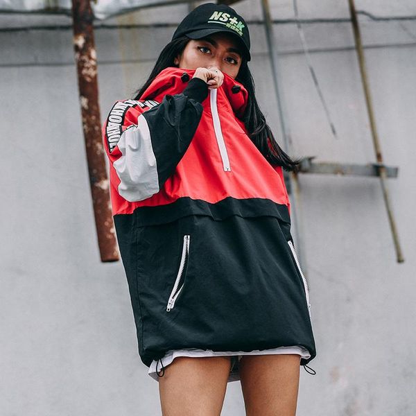 мужчины толстовки моды harajuku сыпучие hoody верхняя одежда ветровки молодежи пара contrast color hip hop high street wear пуловер, Black
мужчины толстовки моды harajuku сыпучие hoody верхняя одежда ветровки молодежи пара contrast color hip hop high street wear пуловер, Black
