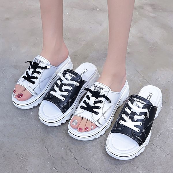 shoes woman 2020 house slippers platform luxury slides slipers women flat summer designer soft new cross-tied fashion pu, Black
shoes woman 2020 house slippers platform luxury slides slipers women flat summer designer soft new cross-tied fashion pu, Black