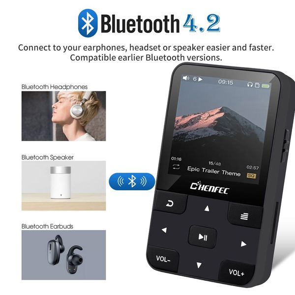 clip mp3 player with bluetooth4.0 lossless music player 16gb for sports with fm radio voice recorder video support sd up to 128g
clip mp3 player with bluetooth4.0 lossless music player 16gb for sports with fm radio voice recorder video support sd up to 128g