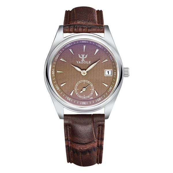 2019 new valentine's day women men wristwatches business style leather strap small pointer luminous life waterproof lovers watch, Slivery;brown
2019 new valentine's day women men wristwatches business style leather strap small pointer luminous life waterproof lovers watch, Slivery;brown