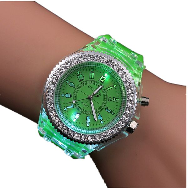 night light quartz watch 2018 diamond geneva silicone sports glowing women's watches for students children kids gift hodinky, Blue
night light quartz watch 2018 diamond geneva silicone sports glowing women's watches for students children kids gift hodinky, Blue