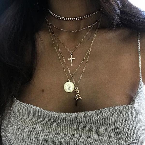 Necklace Bijoux Drop Shipping Bohemian Style Ladies Gift Long Pendant Multi-layer Necklace Party Gift
Necklace Bijoux Drop Shipping Bohemian Style Ladies Gift Long Pendant Multi-layer Necklace Party Gift