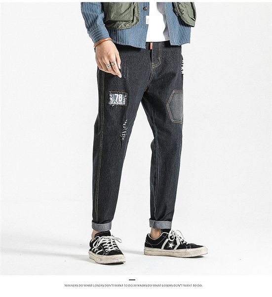 mens 8xl high street jeans men spring patchwork pocket plus size hip hop demin pannts teenagers fashion casual trousers, Blue
mens 8xl high street jeans men spring patchwork pocket plus size hip hop demin pannts teenagers fashion casual trousers, Blue