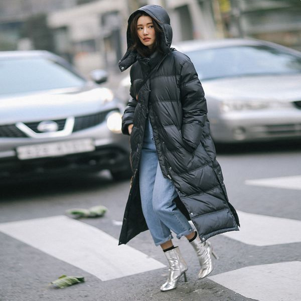 winter duck down jacket parka 90% down coat women x-long coat hooded parka warm clothe large size winter jacket women waterproof, Black
winter duck down jacket parka 90% down coat women x-long coat hooded parka warm clothe large size winter jacket women waterproof, Black