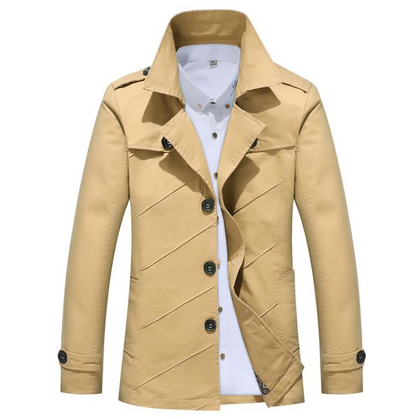 men's jackets jacket long trench coat fashion pleated suit collar wash high-quality slim, Black;brown
men's jackets jacket long trench coat fashion pleated suit collar wash high-quality slim, Black;brown