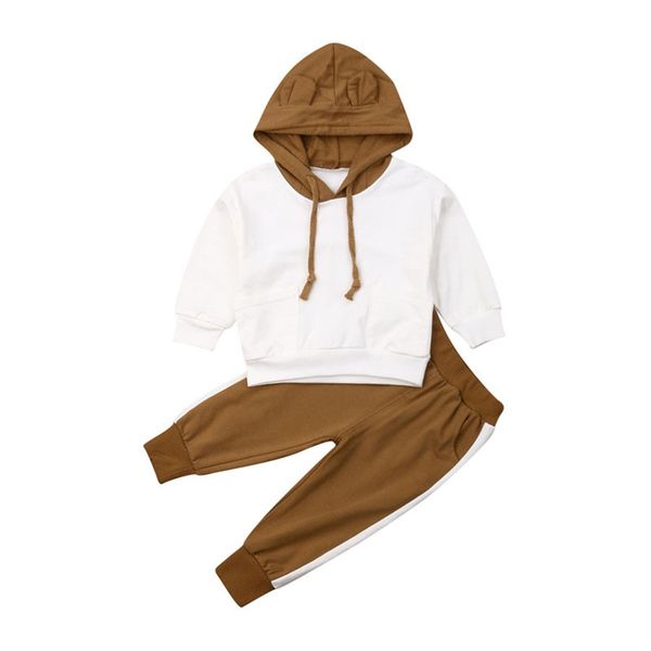 toddler boy kids baby girl hooded shirt pants outfits clothes tracksuit 3 colors, White
toddler boy kids baby girl hooded shirt pants outfits clothes tracksuit 3 colors, White
