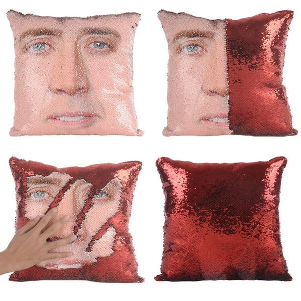 super shining trump reversible color changing pillow case magical nicolas cage cushion cover with sequins pillow cover 40x40cm
super shining trump reversible color changing pillow case magical nicolas cage cushion cover with sequins pillow cover 40x40cm