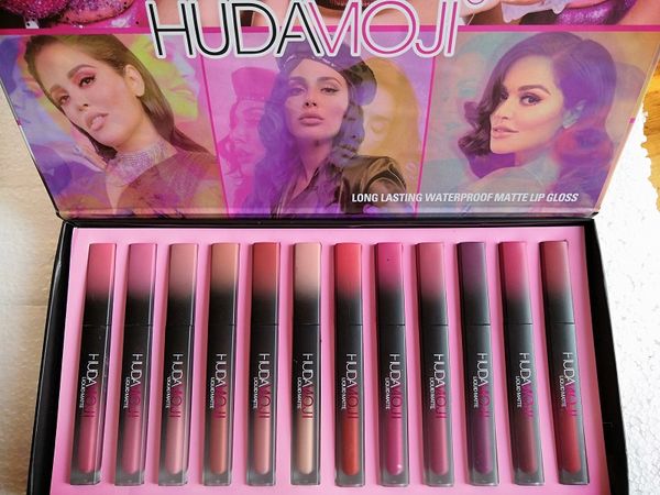 free shippig newest makeup HUDAMOJI matte lip gloss set non-stick cup not fade matte liquid lipstick
free shippig newest makeup HUDAMOJI matte lip gloss set non-stick cup not fade matte liquid lipstick