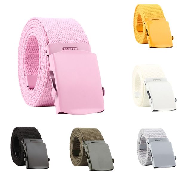 men women automatic fashion nylon belt buckle fans canvas belt thicken long cloth belts knitted waistband ceintures homme 30h, Black;brown
men women automatic fashion nylon belt buckle fans canvas belt thicken long cloth belts knitted waistband ceintures homme 30h, Black;brown