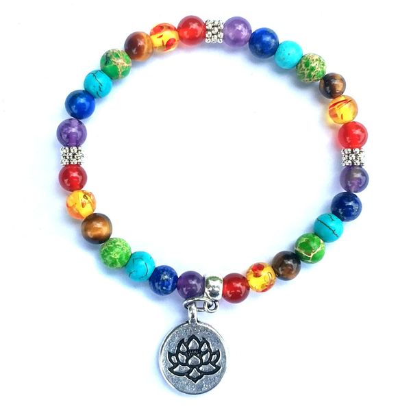 diezi multicolor 6mm beads yoga 7 chakra bracelet for men women buddhist lotus tree of life charm bracelets jewelry, Black
diezi multicolor 6mm beads yoga 7 chakra bracelet for men women buddhist lotus tree of life charm bracelets jewelry, Black