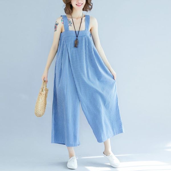 women's jumpsuits & rompers spring summer women blue jumpsuit large size 2021 loose casual striped ladies wide leg pants denim overalls, Black;white
women's jumpsuits & rompers spring summer women blue jumpsuit large size 2021 loose casual striped ladies wide leg pants denim overalls, Black;white