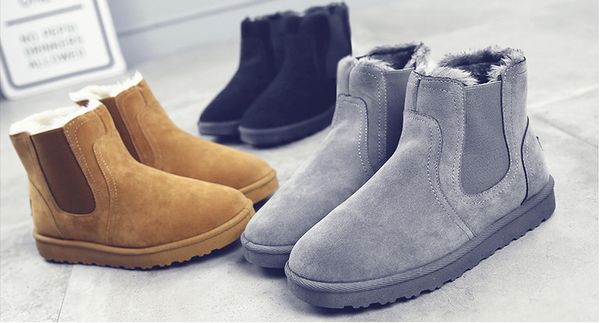 couple shoes winter plus velvet warm cotton shoes high-cut boots martin boots snow boots keep warm non-slip comfortable and soft fashion, Black
couple shoes winter plus velvet warm cotton shoes high-cut boots martin boots snow boots keep warm non-slip comfortable and soft fashion, Black