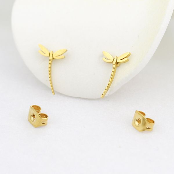 flying insect dragonfly stud earrings animal jewelry gold color stainless steel nature earrings women girl gifts, Golden;silver
flying insect dragonfly stud earrings animal jewelry gold color stainless steel nature earrings women girl gifts, Golden;silver
