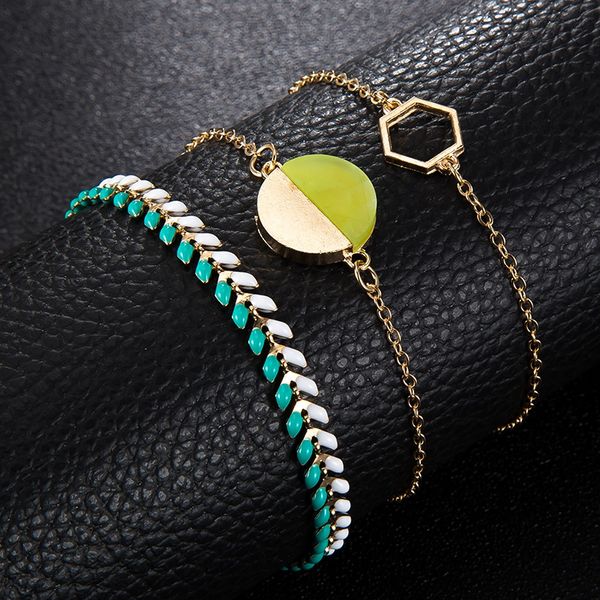3 pcs / sets fashion gold color bohemian geometric hollow bracelet sets women chain bracelets retro jewelry accessories candy, Golden;silver
3 pcs / sets fashion gold color bohemian geometric hollow bracelet sets women chain bracelets retro jewelry accessories candy, Golden;silver