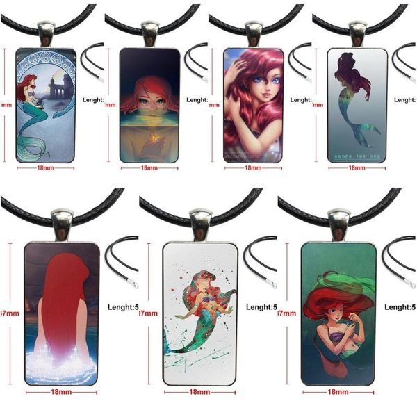 for women men steel color glass cabochon with rectangle shaped pendant choker necklace little mermaid ariel, Silver
for women men steel color glass cabochon with rectangle shaped pendant choker necklace little mermaid ariel, Silver