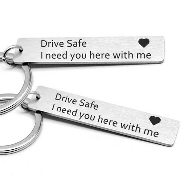 letter stainless steel women men keychains couple lover key chains key ring promotion celebration gift drive safe i need you, Silver
letter stainless steel women men keychains couple lover key chains key ring promotion celebration gift drive safe i need you, Silver