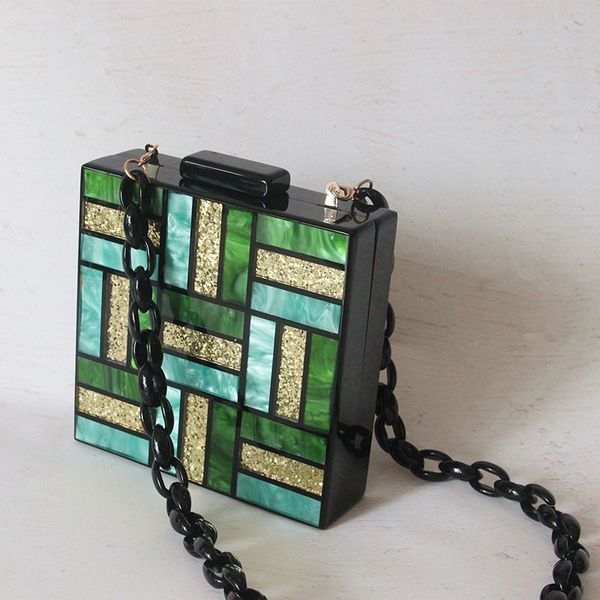 new fashion women evening bag cute green gold acrylic handbags luxury square party prom wedding bags casual vintage clutch
new fashion women evening bag cute green gold acrylic handbags luxury square party prom wedding bags casual vintage clutch