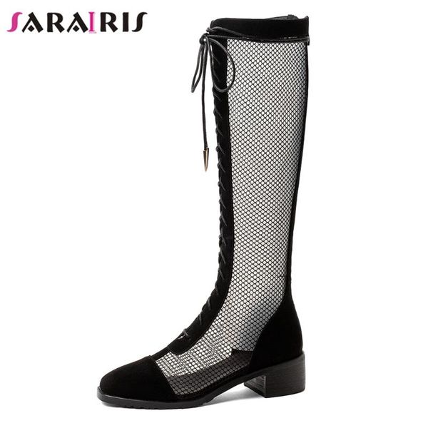 sarairis round toe lace up mid calf boots women square heel casual consise boots ladies summer shoes, Black
sarairis round toe lace up mid calf boots women square heel casual consise boots ladies summer shoes, Black