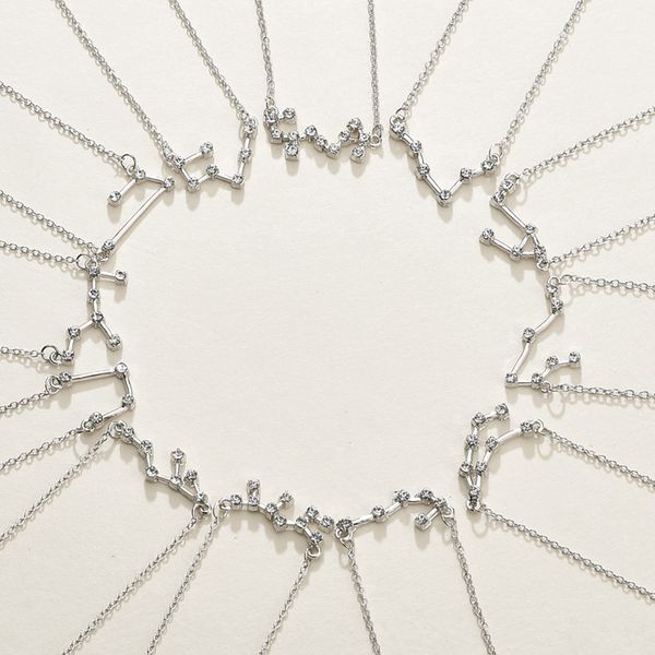 abdoabdo korean necklace twelve constellation pendant necklace personality silver women clavicle chain jewelry couple
abdoabdo korean necklace twelve constellation pendant necklace personality silver women clavicle chain jewelry couple