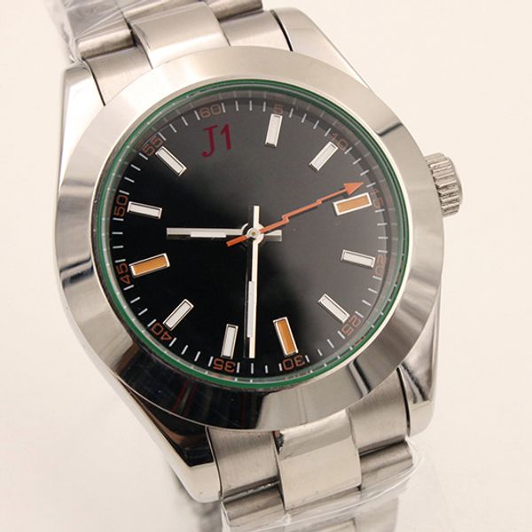 sumptuous 39mm no date black dial automatic 116400gv mens watch watches luminous index hour markers stainless steel wristwatches, Slivery;brown
sumptuous 39mm no date black dial automatic 116400gv mens watch watches luminous index hour markers stainless steel wristwatches, Slivery;brown