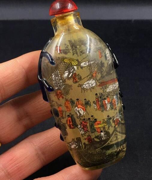 antique mural snuff bottle painting features handicrafts gift decoration collection gift
antique mural snuff bottle painting features handicrafts gift decoration collection gift