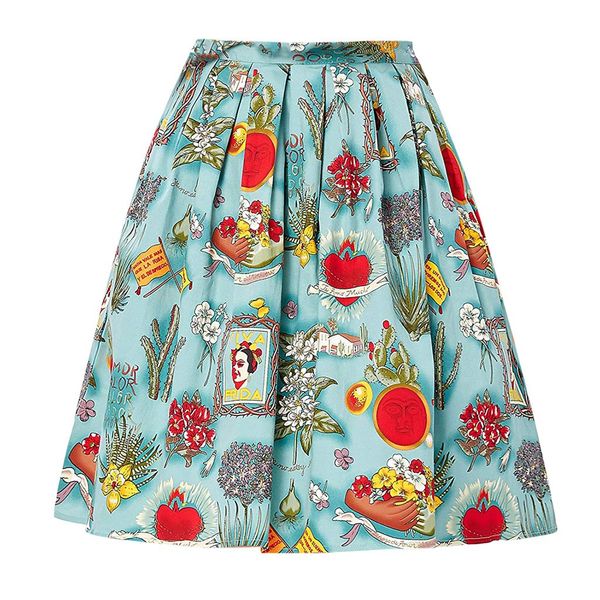 women skirts 2019 elegant high waist retro casual tutu waist skirt half-length print retro vintage party skirt dropshipping, Black
women skirts 2019 elegant high waist retro casual tutu waist skirt half-length print retro vintage party skirt dropshipping, Black