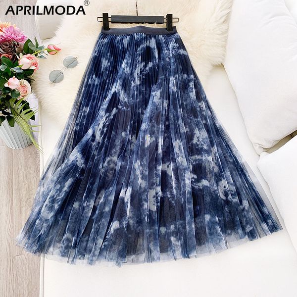 2020 spring summer women mesh patchwork vintage pleated long skirts high waist harajuku tulle a-line mid-calf skirts ladies, Black
2020 spring summer women mesh patchwork vintage pleated long skirts high waist harajuku tulle a-line mid-calf skirts ladies, Black