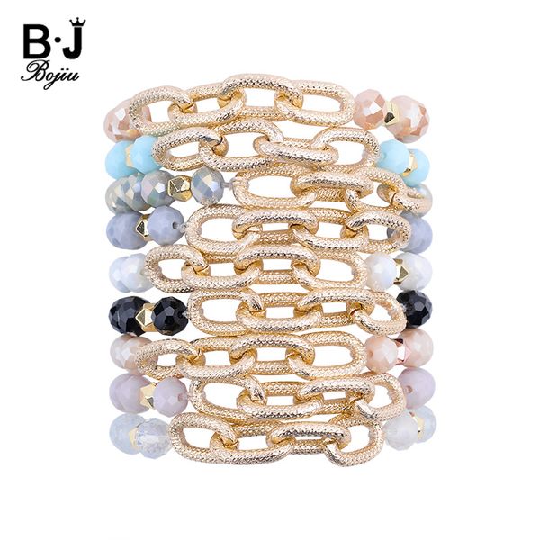 bojiu 19 colors faceted crystal gold link chain bracelets women elastic yellow blue white black green blue beads bracelet bc289, Golden;silver
bojiu 19 colors faceted crystal gold link chain bracelets women elastic yellow blue white black green blue beads bracelet bc289, Golden;silver