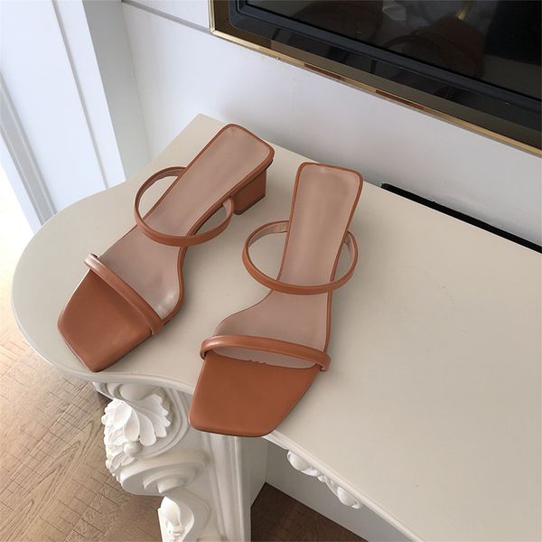 women's slippers ladies thick heels slip on square toe open toe shoes female casual fashion slippers women sandals 2020 hot, Black
women's slippers ladies thick heels slip on square toe open toe shoes female casual fashion slippers women sandals 2020 hot, Black