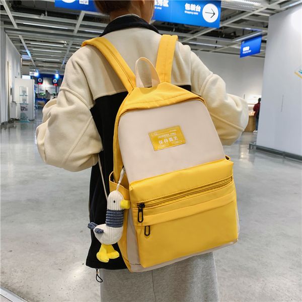2020 new lady backpack college style fashion girl school bag outdoor travel cute pendant backpack
2020 new lady backpack college style fashion girl school bag outdoor travel cute pendant backpack