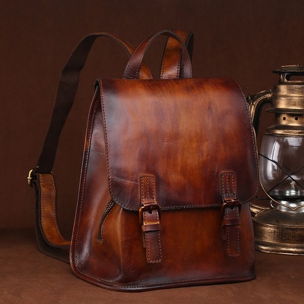 baoersen women cowhide vintage backpack school rucksack casual bag large capacity ladies leather travel daypack
baoersen women cowhide vintage backpack school rucksack casual bag large capacity ladies leather travel daypack