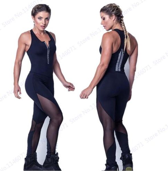 2019 black mesh patchwork jumpsuit bodycon fitness gym jumpsuits leggings deep v neck zipper bodysuit stretchy women's playsuits, White;red
2019 black mesh patchwork jumpsuit bodycon fitness gym jumpsuits leggings deep v neck zipper bodysuit stretchy women's playsuits, White;red