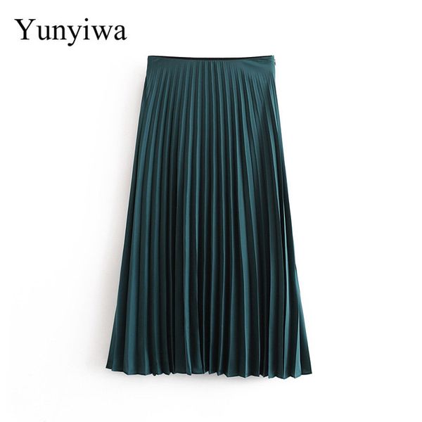 skirts 2021 women fashion solid color side zipper pleated midi skirt faldas mujer ladies chic vestidos mid-calf, Black
skirts 2021 women fashion solid color side zipper pleated midi skirt faldas mujer ladies chic vestidos mid-calf, Black