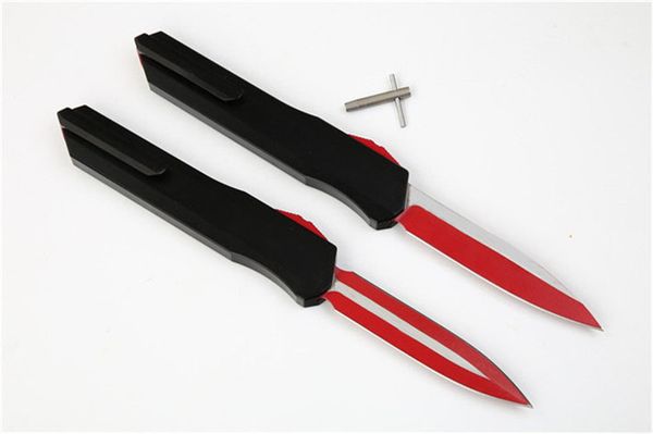 Red Munroe Cypher Double Action Automatic Utility Gift Knife D2 Blade Aluminum Handle EDC Camping Hiking Fishing Knives P999M Q
Red Munroe Cypher Double Action Automatic Utility Gift Knife D2 Blade Aluminum Handle EDC Camping Hiking Fishing Knives P999M Q