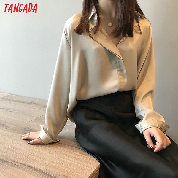 tangada женские элегантные твердые негабаритные рубашки отложным воротником с длинным рукавом офисная женская рабочая одежда блузки asf06, White
tangada женские элегантные твердые негабаритные рубашки отложным воротником с длинным рукавом офисная женская рабочая одежда блузки asf06, White