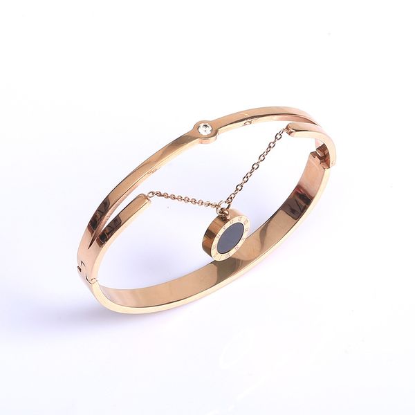 oufei fashion pendant bracelets womens crystal bangles rose gold stainless steel buckle bracelet jewelry chain pendants bracelet, Black
oufei fashion pendant bracelets womens crystal bangles rose gold stainless steel buckle bracelet jewelry chain pendants bracelet, Black