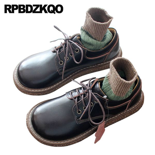 black women fashion round toe elderly wide fit shoes ladies british style chinese japanese handmade brown flats korean lace up
black women fashion round toe elderly wide fit shoes ladies british style chinese japanese handmade brown flats korean lace up