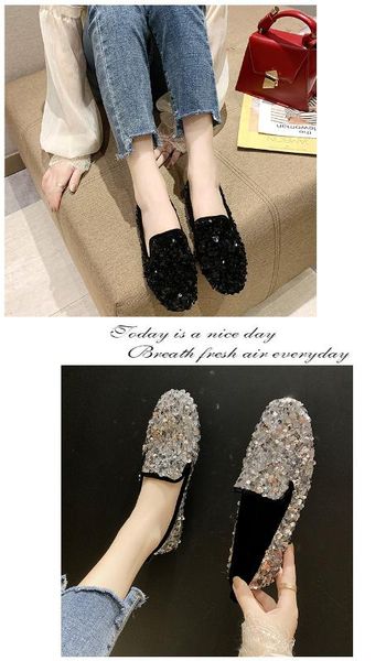 new autumn shoes all-match one pedal flat pregnant women lazy peas side scoop bootie summer style, Black;red
new autumn shoes all-match one pedal flat pregnant women lazy peas side scoop bootie summer style, Black;red