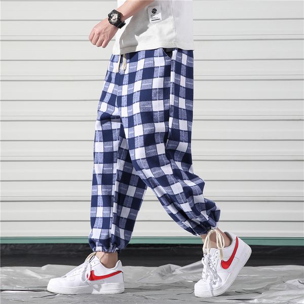 spring new fashion plaid pants men elastic waist drawstring casual trousers man streetwear hip hop loose joggers sweatpants male, Black
spring new fashion plaid pants men elastic waist drawstring casual trousers man streetwear hip hop loose joggers sweatpants male, Black
