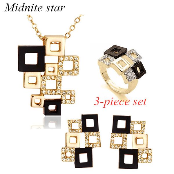 stainless steel earrings necklace ring three-piece women's suit fashion women's 2019 cute ladies jewelry set bling three-piece, Silver
stainless steel earrings necklace ring three-piece women's suit fashion women's 2019 cute ladies jewelry set bling three-piece, Silver
