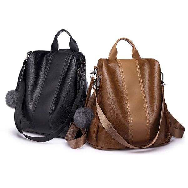 thinkthendo women soft pu leather shoulder bag anti theft casual backpack school bags
thinkthendo women soft pu leather shoulder bag anti theft casual backpack school bags