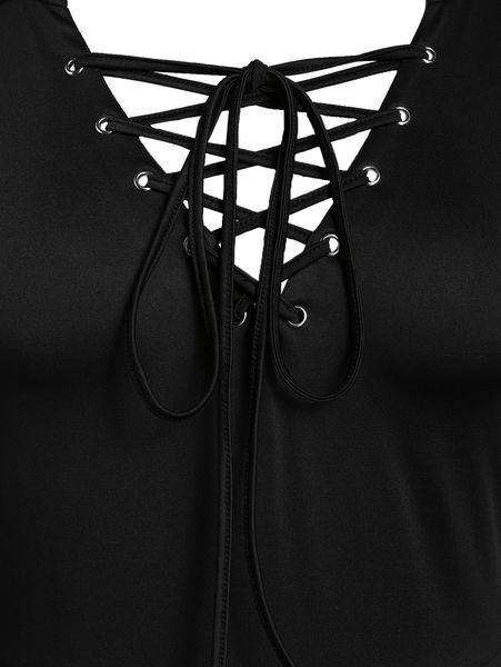 rosegal plus size flare sleeve lace up gothic tunic hoodie gothic tunic solid hoodie long length sleeve women sweatshirts 2019, Black
rosegal plus size flare sleeve lace up gothic tunic hoodie gothic tunic solid hoodie long length sleeve women sweatshirts 2019, Black