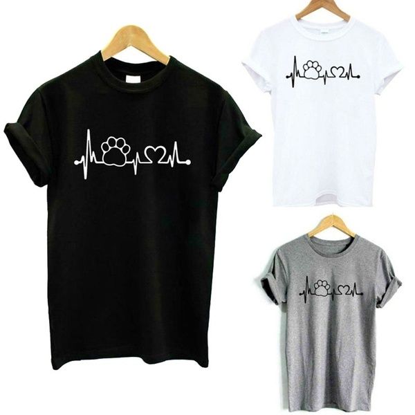 men's fashion casual funny summer heart beat footprint short sleeve t-shirt o-neck black white gray size s-3xl, White;black
men's fashion casual funny summer heart beat footprint short sleeve t-shirt o-neck black white gray size s-3xl, White;black