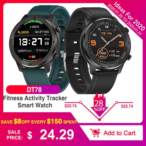 dt no.1 dt78 round smart watch smartwatch bracelet fitness activity tracker men women wearable devices band heart rate monitor, Slivery;brown
dt no.1 dt78 round smart watch smartwatch bracelet fitness activity tracker men women wearable devices band heart rate monitor, Slivery;brown