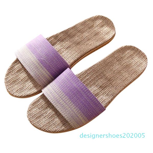 new fashion linen color matching slippers 2020 soft bottom non-slip couple model slippers women d05, Black
new fashion linen color matching slippers 2020 soft bottom non-slip couple model slippers women d05, Black