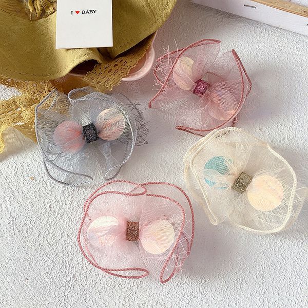 korean style simple cute children hair pins sequins gauze double layer bow flowers hair clips for girl fashion accessories, Slivery;white
korean style simple cute children hair pins sequins gauze double layer bow flowers hair clips for girl fashion accessories, Slivery;white