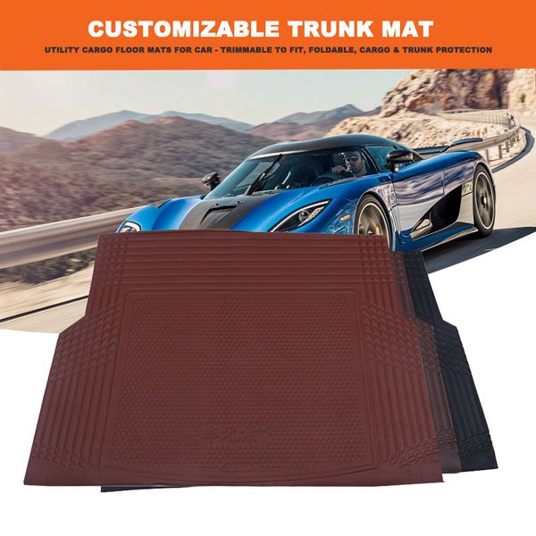 utility cargo floor mats for car - trimmable to fit, foldable, cargo trunk protection waterproof and dustproof trunk mat
utility cargo floor mats for car - trimmable to fit, foldable, cargo trunk protection waterproof and dustproof trunk mat