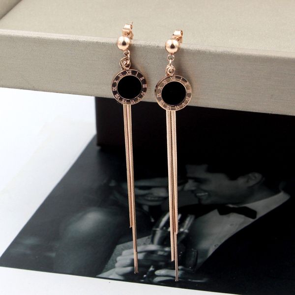 unique design long tassel red heart earrings titanium steel rose gold color women fashion heart earrings, factory prices, Silver
unique design long tassel red heart earrings titanium steel rose gold color women fashion heart earrings, factory prices, Silver